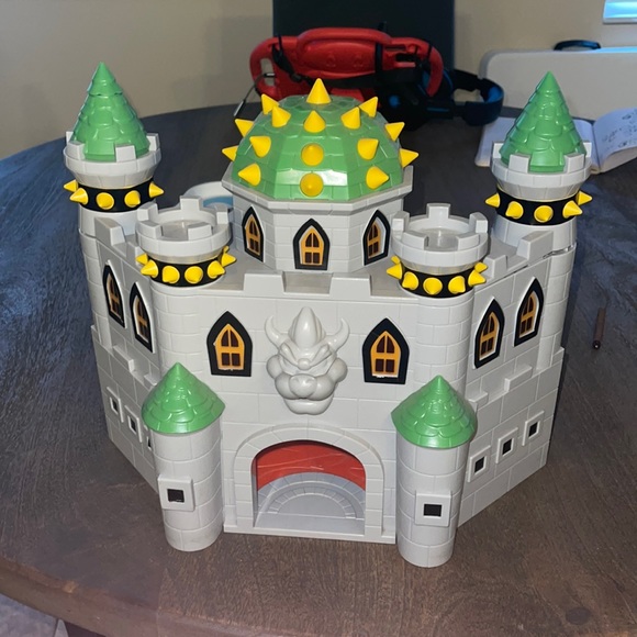 Toys Nintendo Super Deluxe Mario Bowser Castle Play Set Interactive